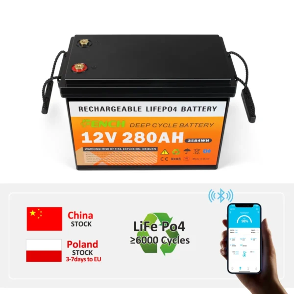 LIFEPO4 BATTERY PACK SERIES 12V 280Ah