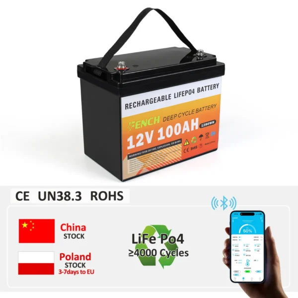 LIFEPO4 BATTERY PACK SERIES 12V 100Ah