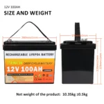 LIFEPO4 BATTERY PACK SERIES 12V 100Ah - Image 3