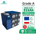 AESC 315Ah 3.2V LiFePO₄ Prismatic Battery Cell | Grade A | ESS Grade | EU Stock | 315Ah+ Actual Capacity for Home Energy Storage