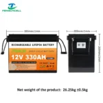 12V 330Ah LiFePO₄ Battery | EU Stock | Deep Cycle Battery - Image 2