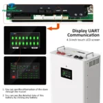 V3 16S 51.2V LiFePO4 Vertical DIY Battery Box Kit with JK BMS V19 | 15kWh Solar Storage Assembly Solution - Image 5